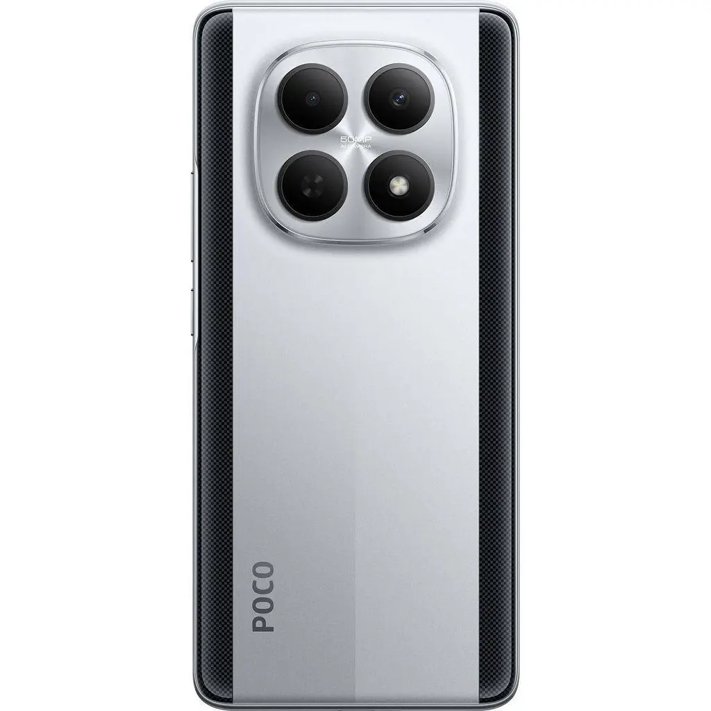 Смартфон Xiaomi Poco M8 5G 12/512Gb Silver Global version - фото 5