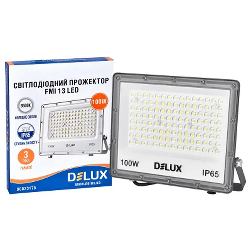 Прожектор Delux FMI 13 LED 100 Вт 6500K IP65 (90023175) - фото 2