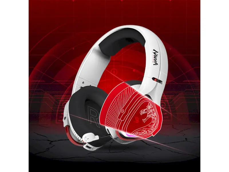 Навушники з мікрофоном A4Tech Bloody MR720 White - фото 8