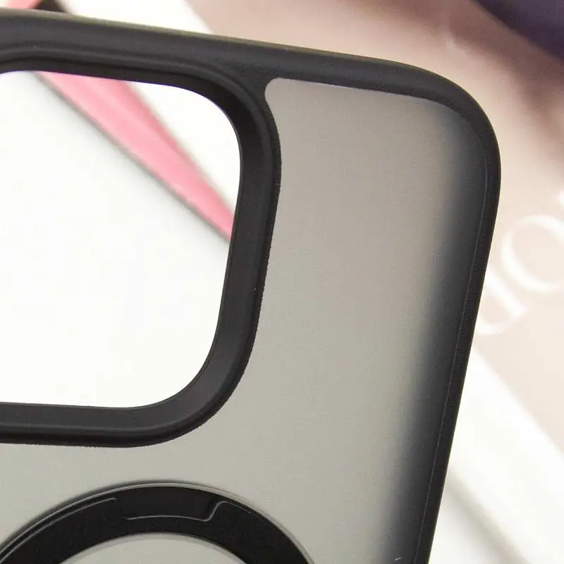 Чехол Ummi Colorful with MagSafe HQ Ring для Apple iPhone 15 Pro (6.1) Black - фото 7