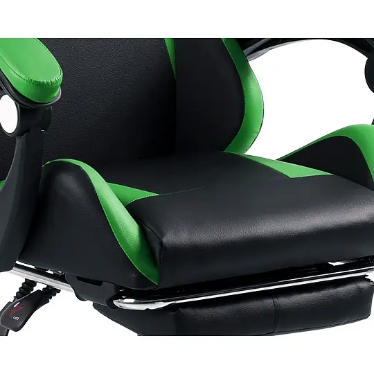 Геймерское кресло GT Racer X-2323 Black/Green [122609] - фото 11