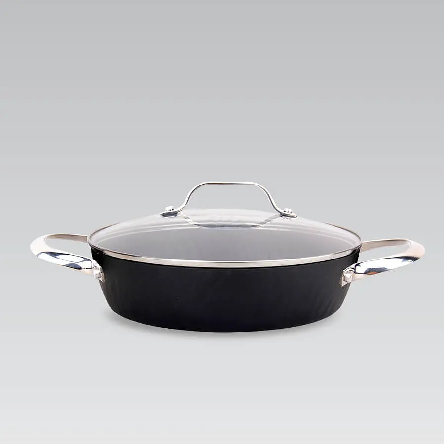 Каструля з кришкою Maestro MR-4426-S 26 см 2.5 л чорна - фото 2