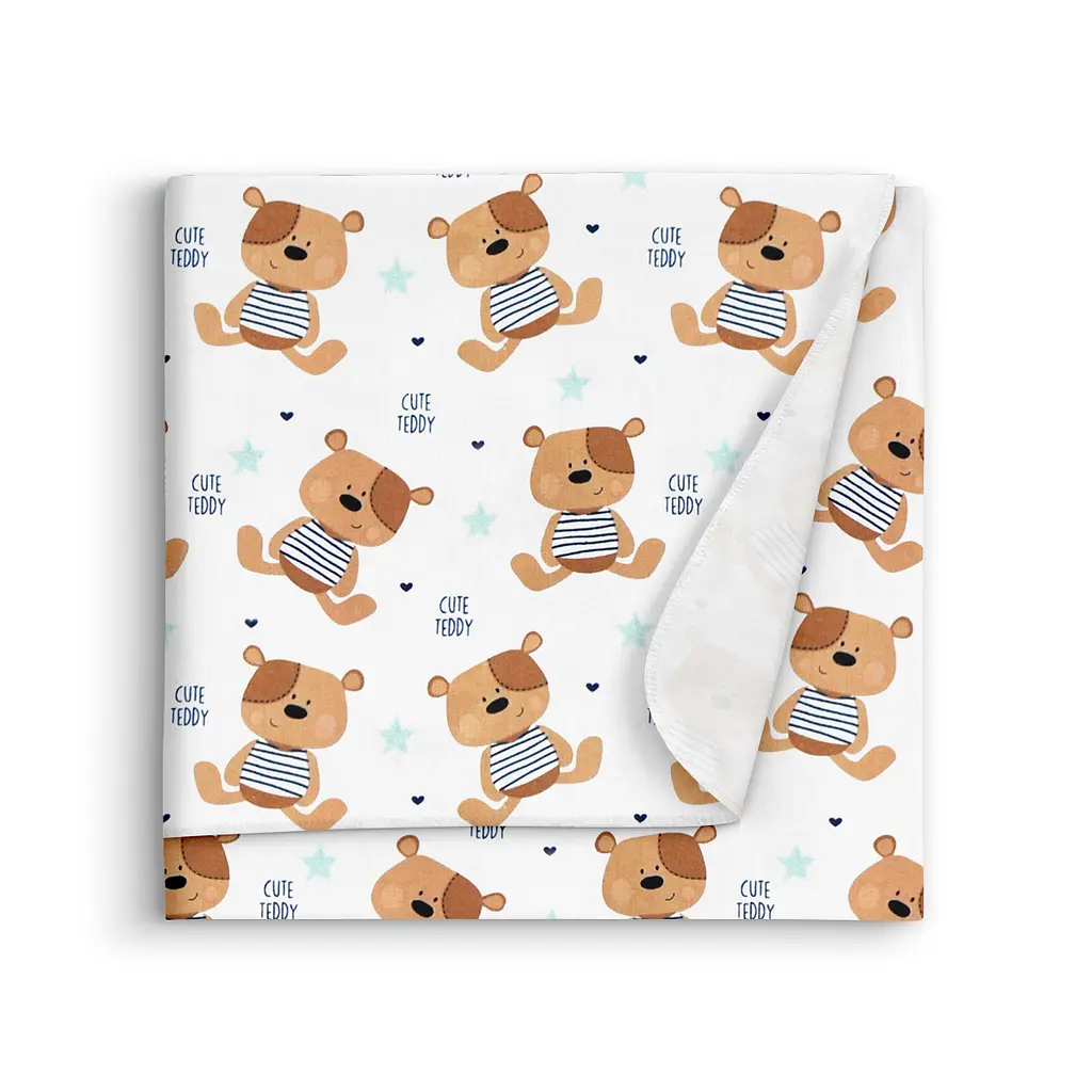 Фланелеві пелюшки 80х80 TEDDY BEAR COSAS (4822052435632)