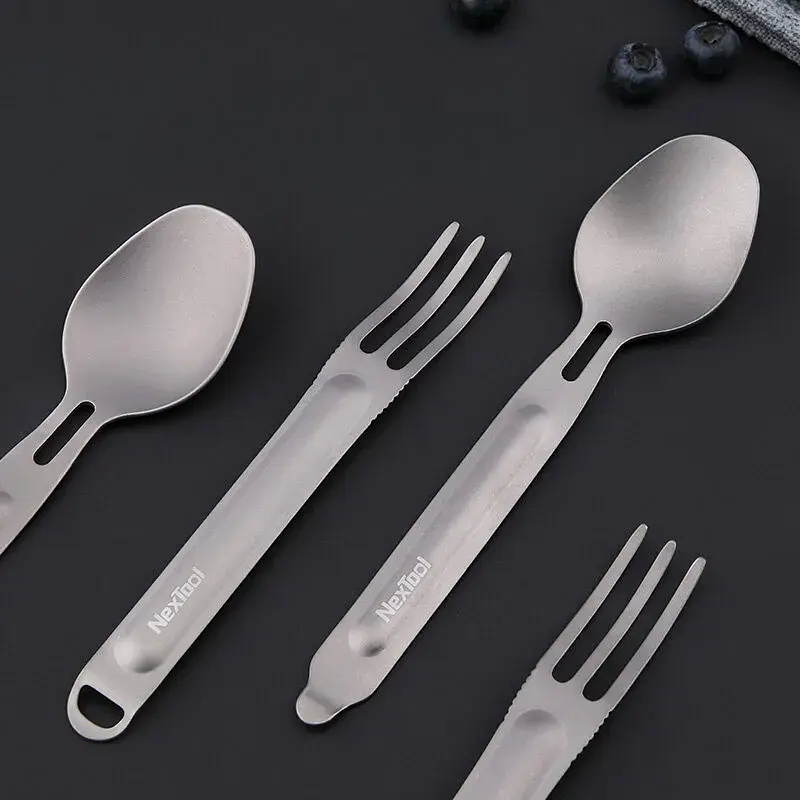 Ложка-виделка туристична NexTool Outdoor Spoon Fork (NE0124) - фото 8
