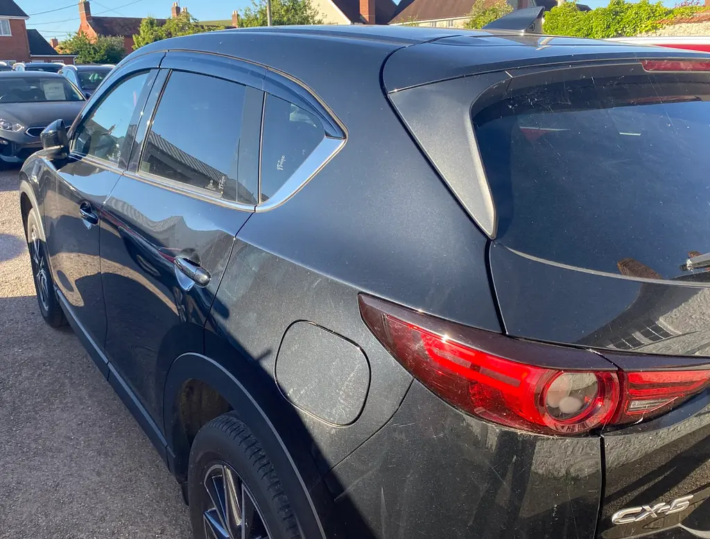 Дефлектори вікон вітровики для Mazda CX-5 2017- 6 шт (Auto Clover) - фото 4