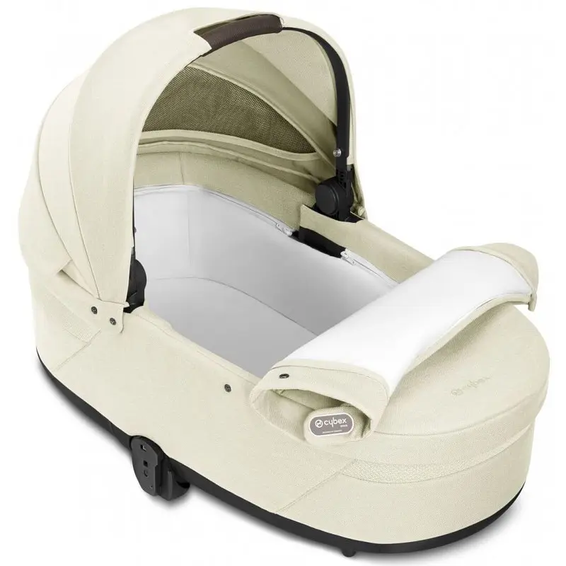 Коляска Cybex Balios 3 в 1 Seashell Beige автокрісло Cloud T i-Size Plus Platinum White + адаптори - фото 7