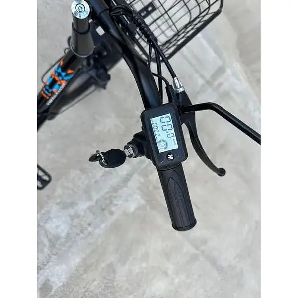 Электровелосипед Green Giant U18" 600W 48V 18Ah + сиденье/багажник черный - фото 4