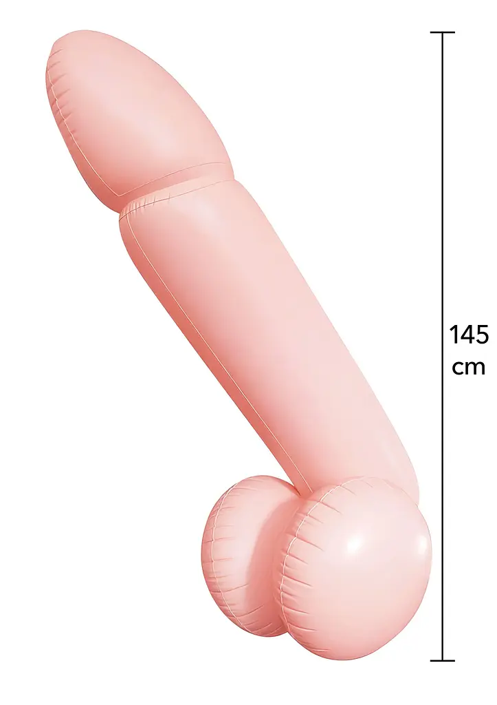 Надувний пеніс - Giant Inflatable Willy, 145 см - фото 4