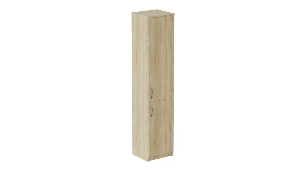 Пенал Анжело Ferrum-decor на 5 полиць із 2 дверима 1900x400x380 ДСП Дуб Сонома 16 мм (FRD-104920) - фото 3