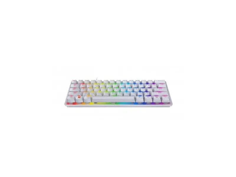 Клавіатура Razer Huntsman mini Mercury Edition Red Switch ENG (RZ03-03390400-R3M1) - фото 2