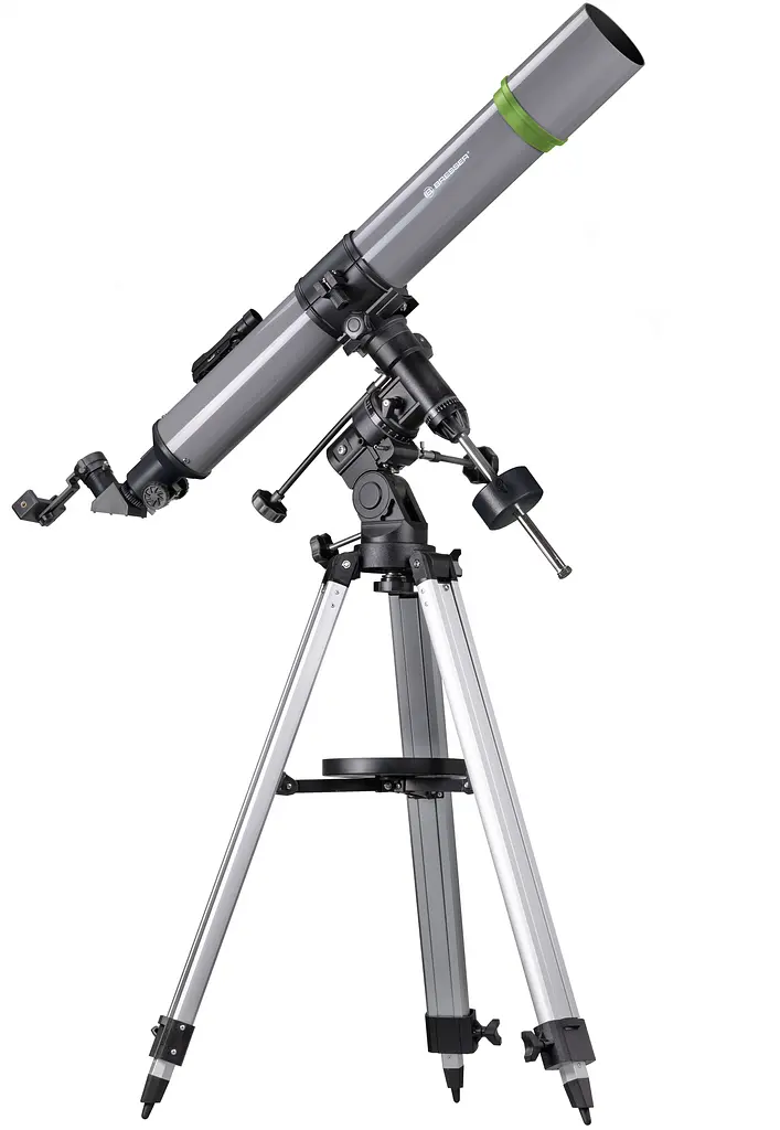 Телескоп Bresser Space Explorer 90/900 EQ3 з місячним фільтром і адаптером для смартфона (9621801) - фото 3