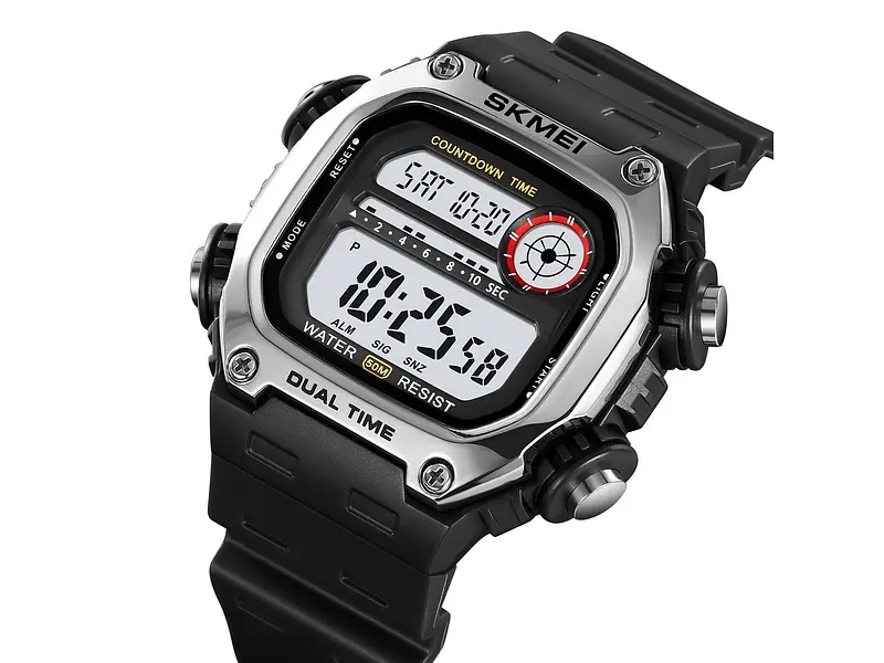 Чоловічий наручний годинник 2126SIBK Silver-Black Skmei acs0030249 - фото 4