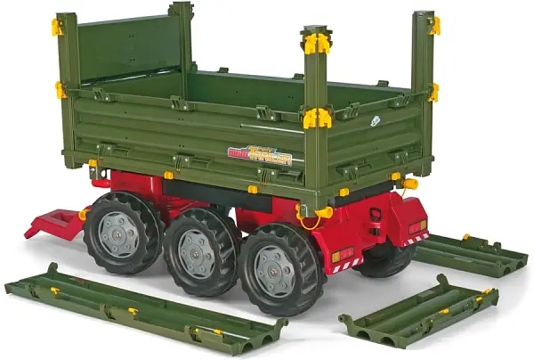 Прицеп на 6 колесах Rolly Toys rollyMulti Trailer, зеленый (125012) - фото 4