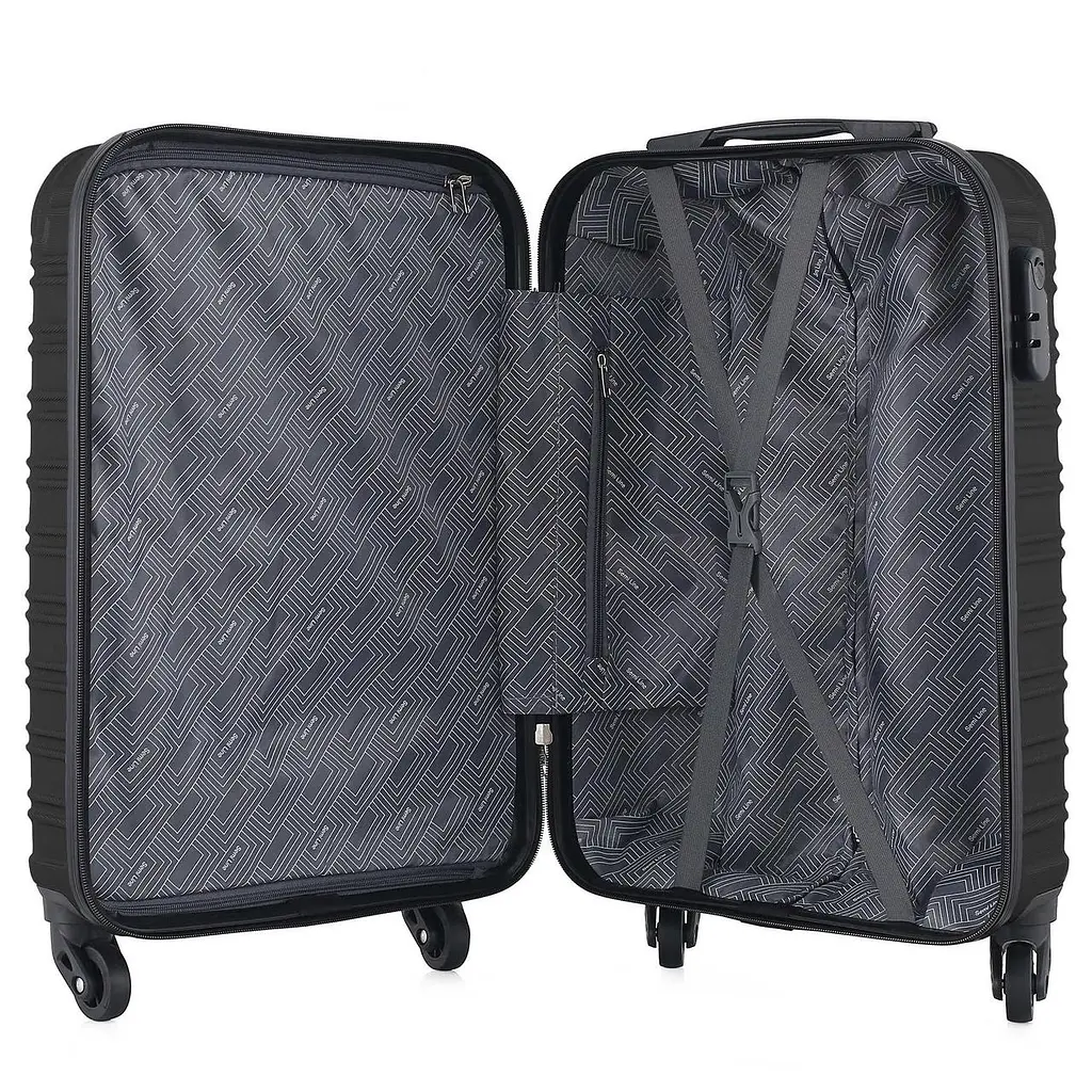 Валіза Semi Line 24" M Black (T5636-2) - фото 2