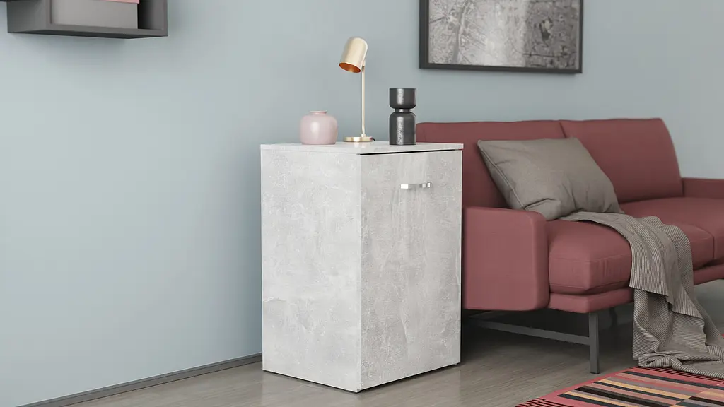 Стіл-тумба трансформер Смарт 1 Ferrum-decor 750x1450x500 ДСП Бетон 16 мм (FRD-105073) - фото 7