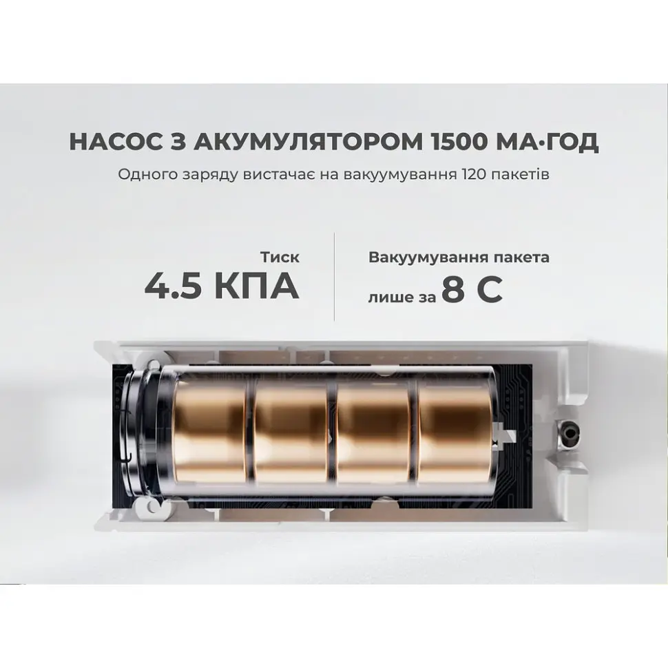 Набір для вакуумного пакування Vollyc by Flextail (NANO BAG SET), 20 пакетів + насос - фото 4