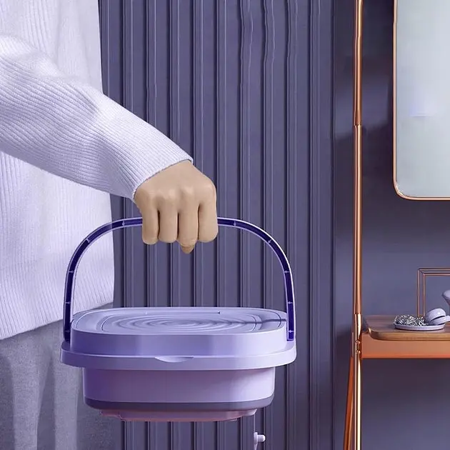 Портативна складна 6,5 літрова міні-пральна машина 643 • Folding Washing Machine пральна машина - фото 6