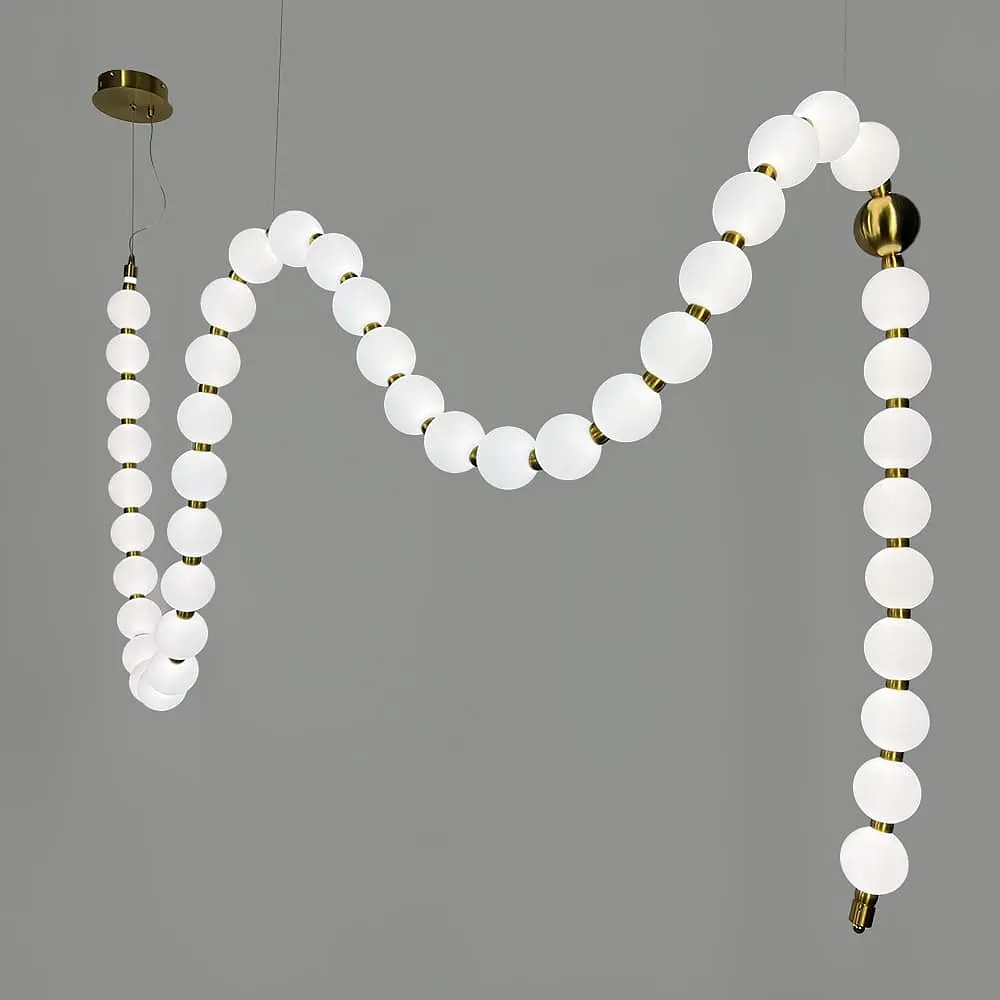 Люстра из серии Perla на 40 шариков 400 см 3 световых режима | Line F | Ст. SG012/45 AB - фото 4