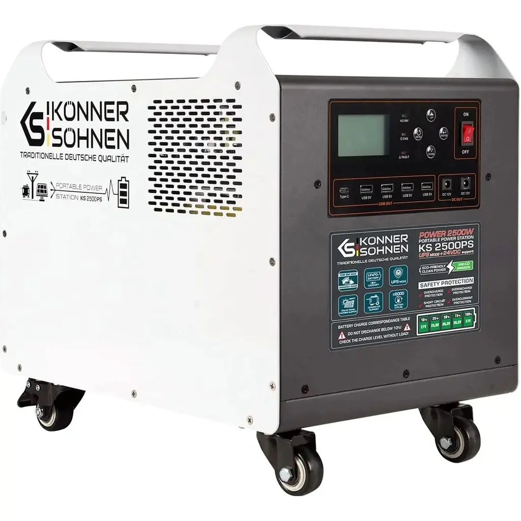 Зарядна станція Konner&Sohnen KS 2500PS [141308] - фото 2