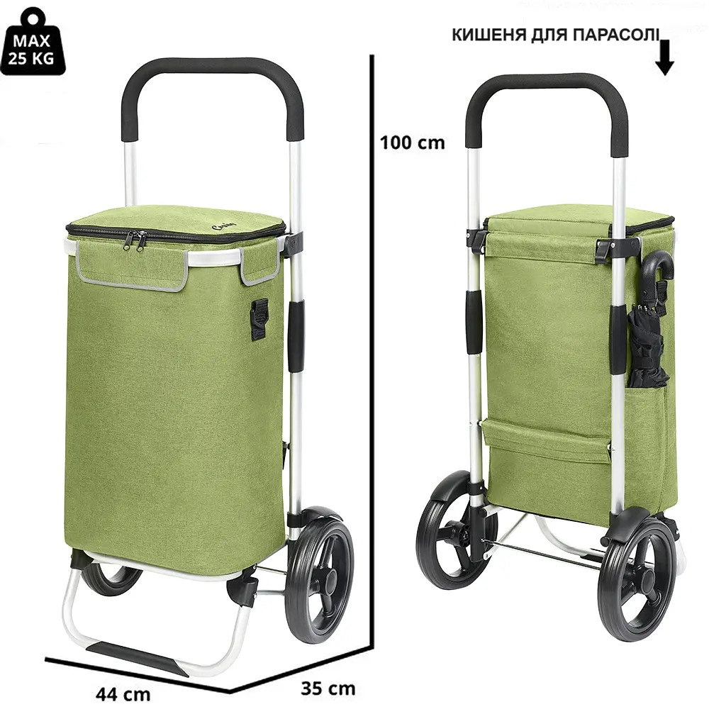 Cумка-візок ShoppingCruiser Allround Green (650070) - фото 3