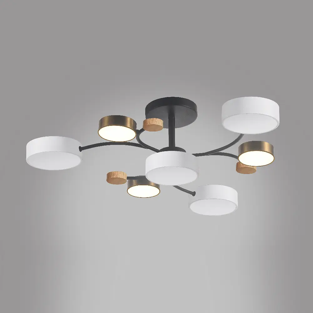 Светодиодная накладная люстра Ardero AL6197ARD SCANDY 70Вт черный - фото 2