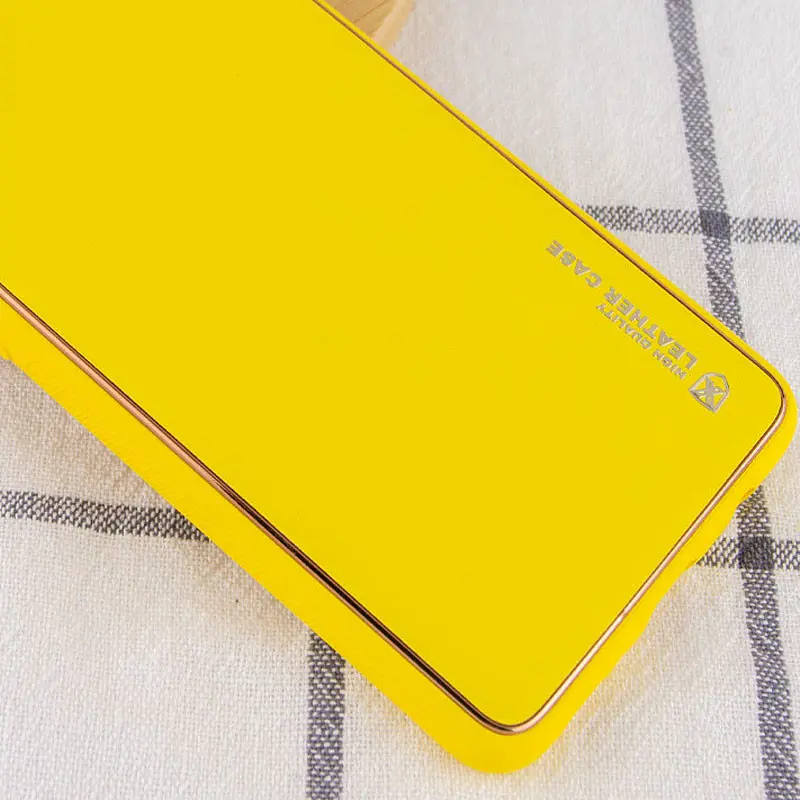 Шкіряний чохол Xshield для Samsung Galaxy A50 (A505F) / A50s / A30s Жовтий / Yellow - фото 2