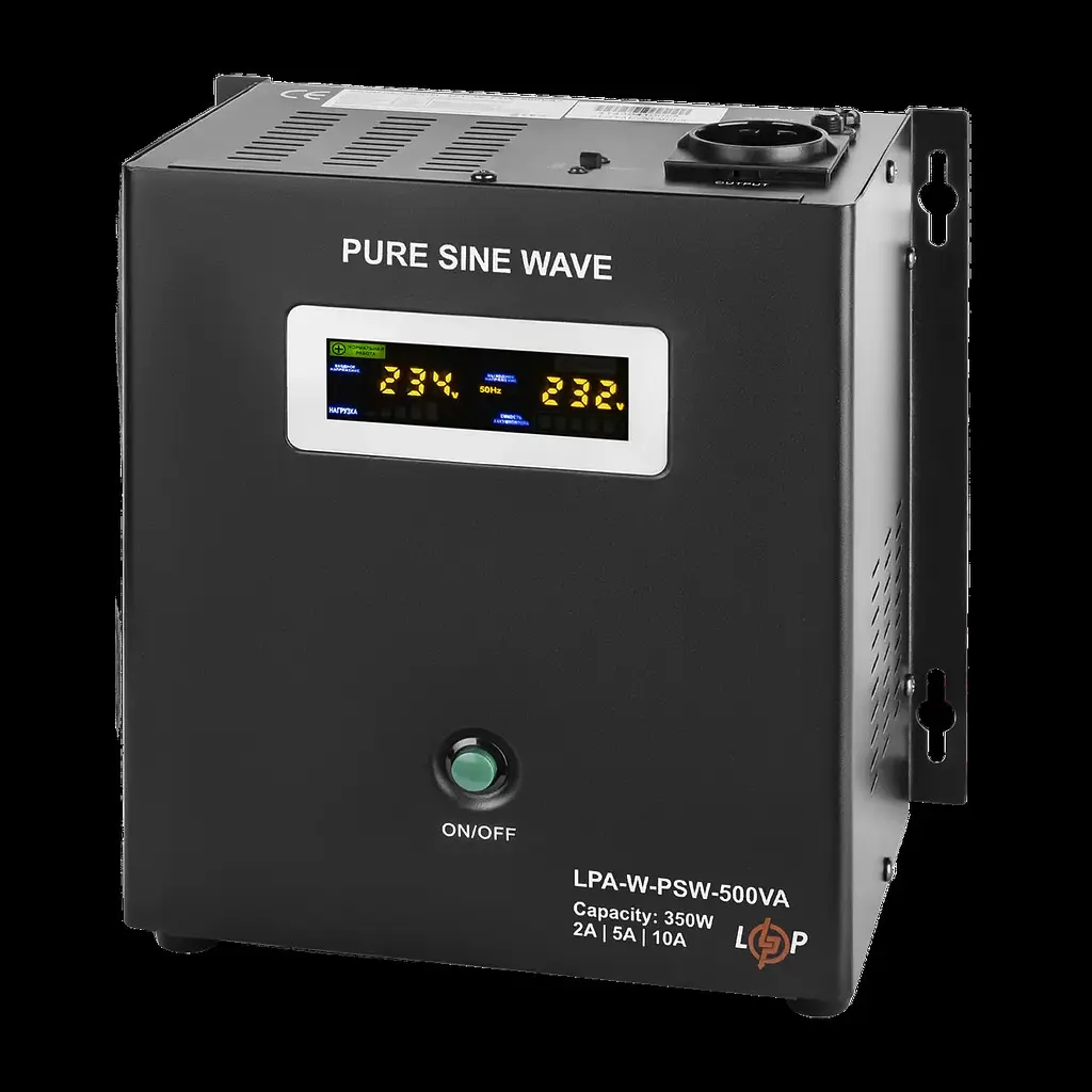 ДБЖ з правильною синусоїдою LogicPower 12V LPA-W-PSW-500VA 350 Вт 2A/5A/10A - фото 5
