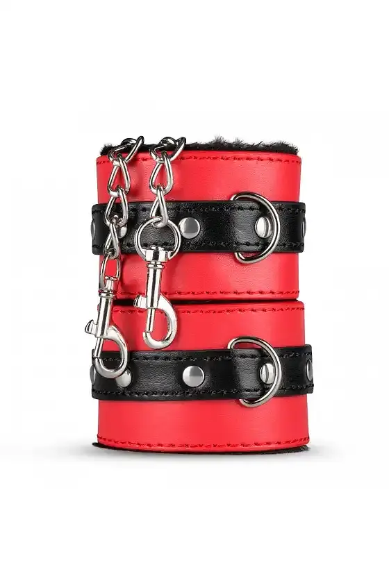 БДСМ набор Secret Play Secret Pleasure Secret Bondage 8 шт (черный с красным) - фото 7