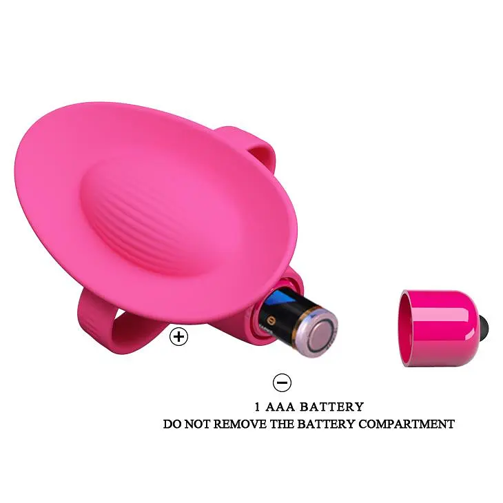 Вибратор на палец Pretty Love Nelly 9,3 см (розовый) - фото 9