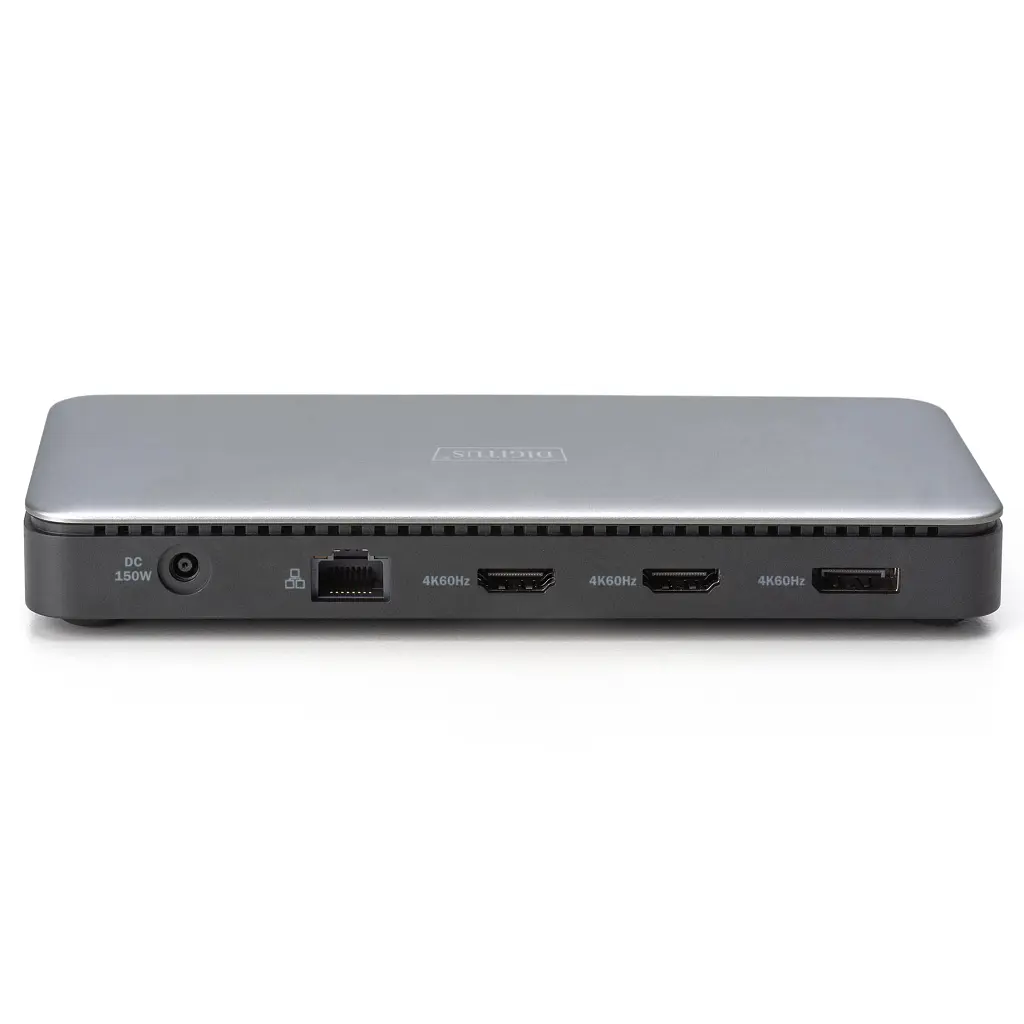 Порт-реплікатор Digitus USB-C > 2xHDMI/DP/2xUSB-A/USB-C/SD/MicroSD/RJ54/DC/Audio (DA-70917) - фото 4