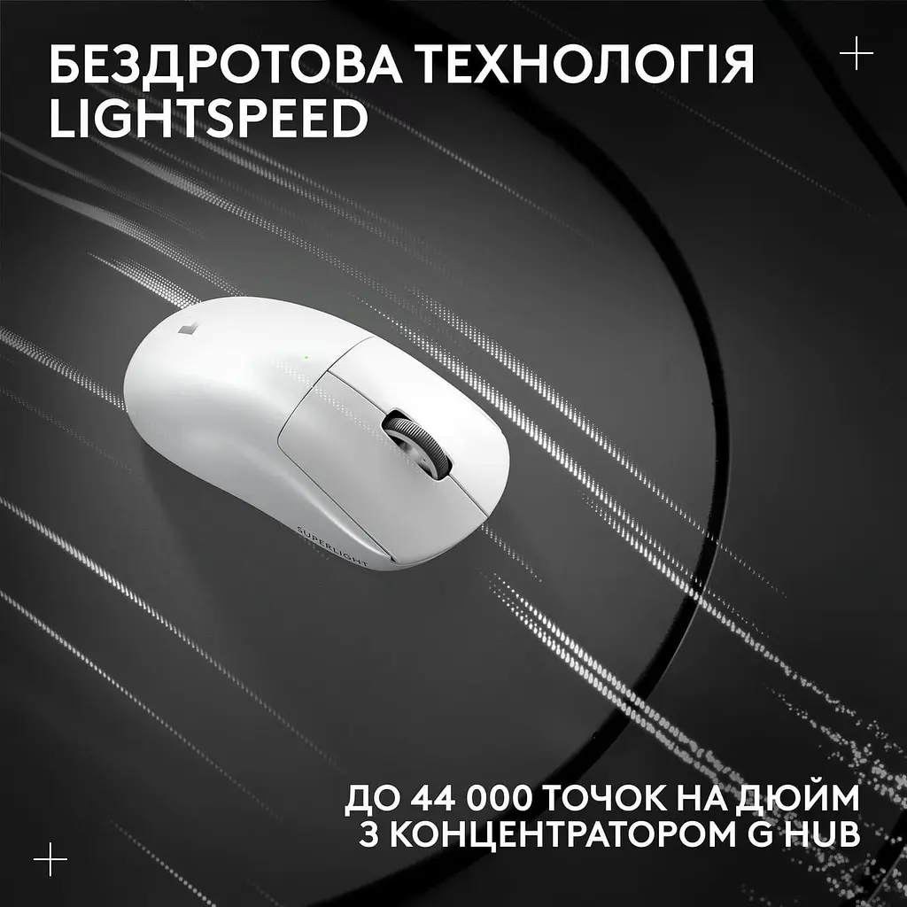 Миша Logitech G Pro X Superlight 2 LightSpeed Wireless White (910-006638) - фото 9