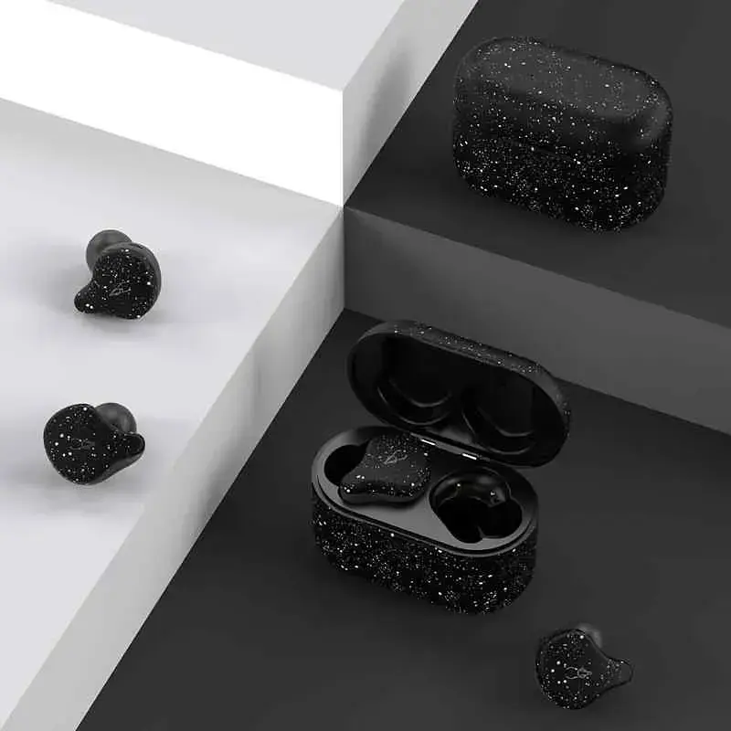Беспроводные Bluetooth наушники Sabbat E12 Ultra Snow White c поддержкой aptX черно-белые - фото 8
