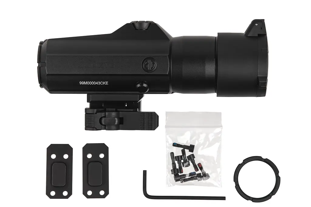 Збільшувач SIG Optics JULIET 6 MAGNIFIER, 6X24MM, POWERCAM QR MOUNT,BLACK - фото 6