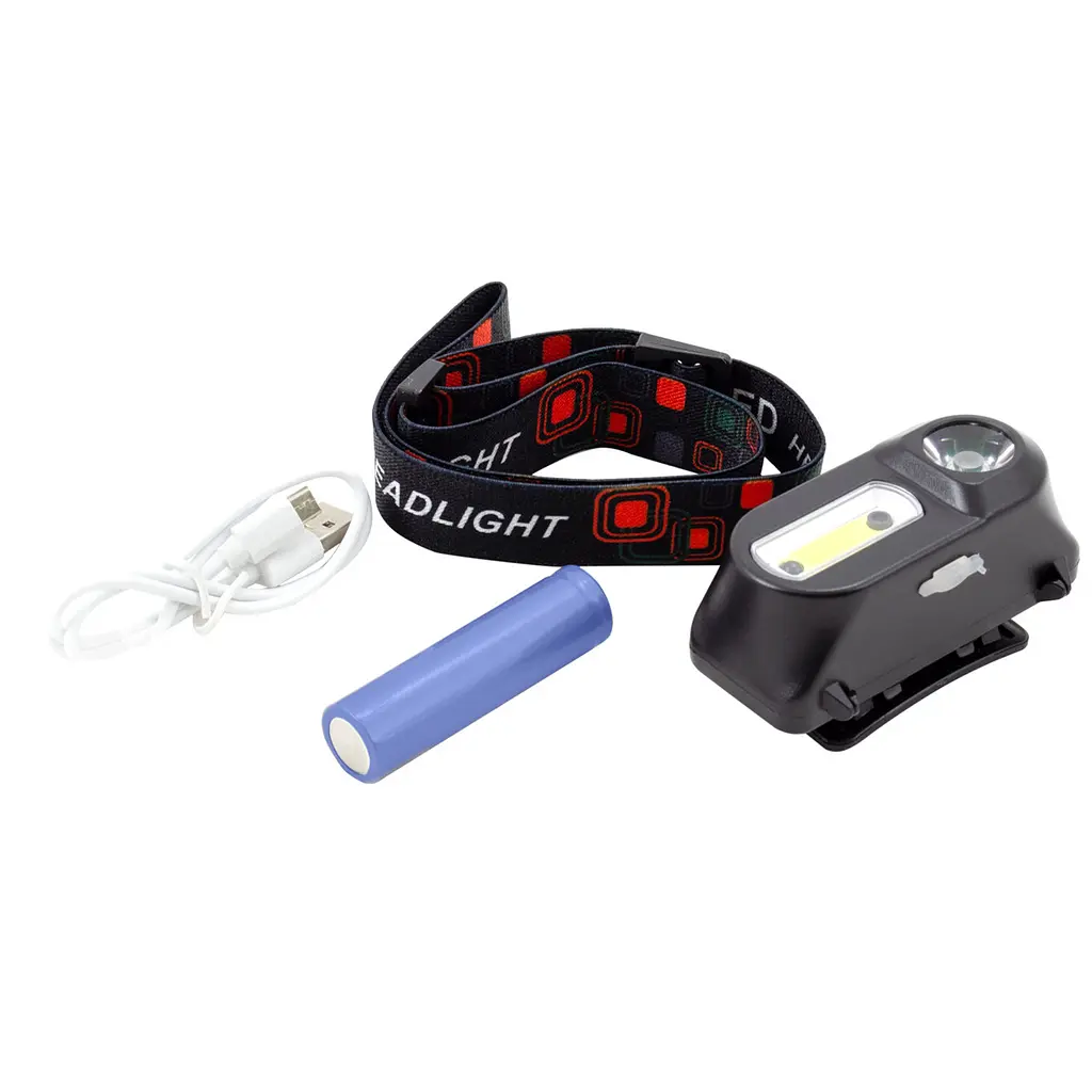 Налобный фонарь аккумуляторный светодиодный BL-1804A COB+XPE - фото 8