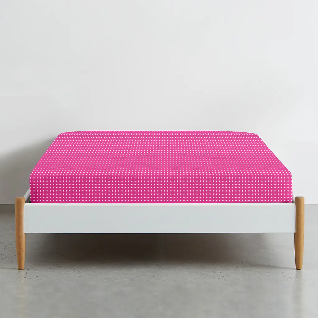 Детская простыня Cosas Pink Dots 110х160 фуксия (DropCandy_110x160) - фото 2