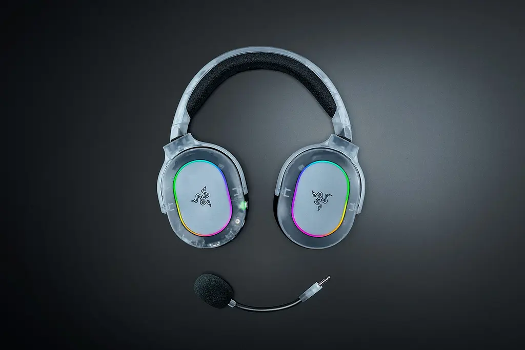 Гарнітура ігрова Razer Barracuda X Chroma, BT/WL, RGB, Phantom White Ed. - фото 8