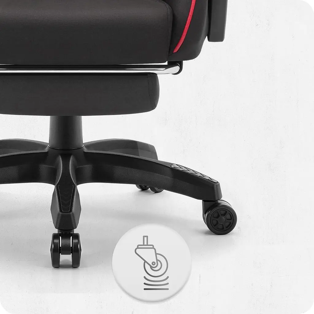 Кресло Cabro C501 Black-Red ткань - фото 6