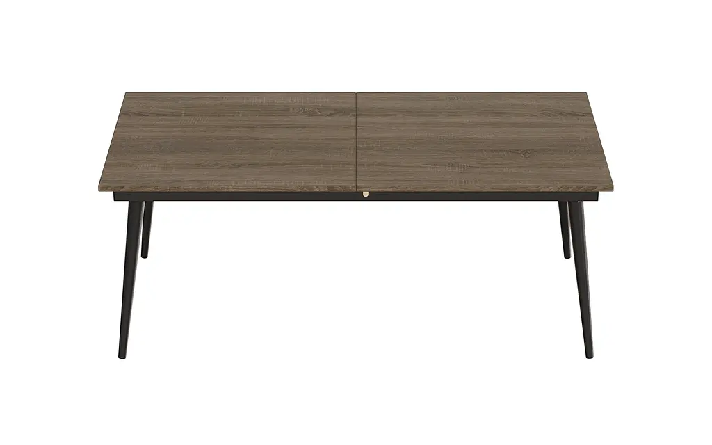 Стіл журнальний трансформер Dandi Small Ferrum-decor 45x120(160)x70 Чорний метал ДСП Дуб Сонома Трюфель 16 мм (FRD-106797) - фото 9