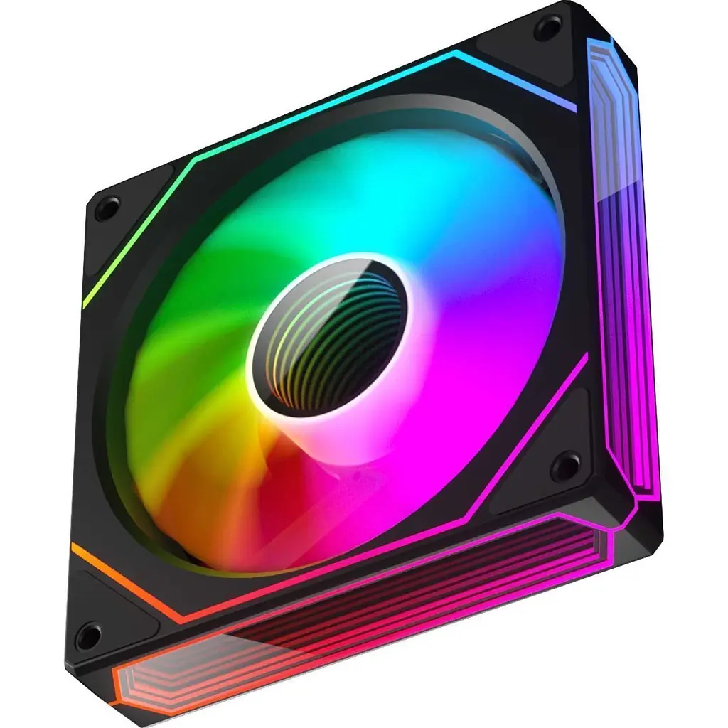 Корпусний вентилятор Zezzio Prism 6 Pro ARGB чорний реверсний [165102] - фото 3