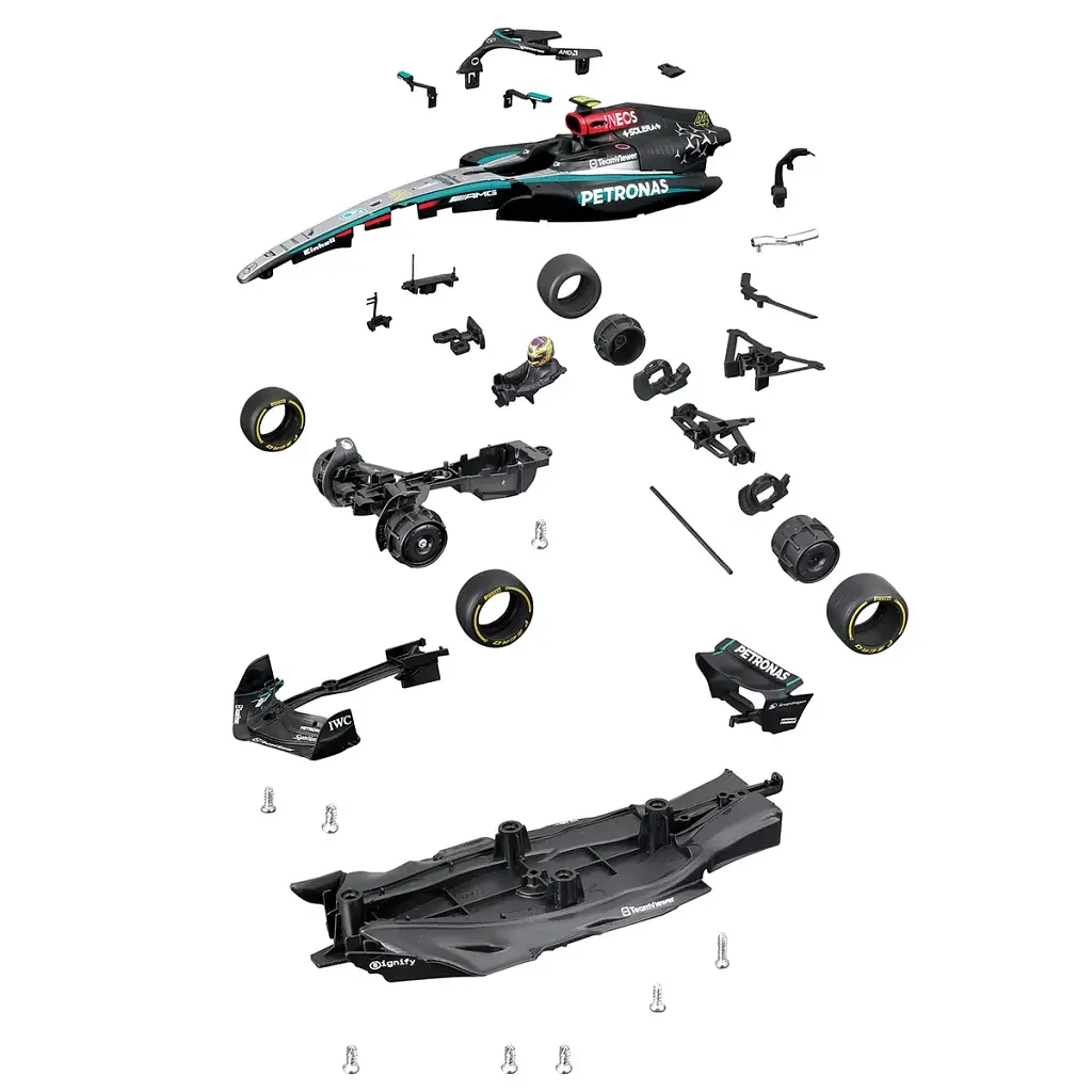 Авто-конструктор – MERCEDES-AMG F1 W15 PETRONAS (2024) (1:24) - фото 2