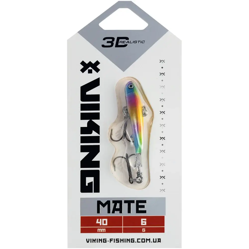 Балансир Viking Fishing Mate Ice Jig 40mm 6g #16 European Values - фото 2