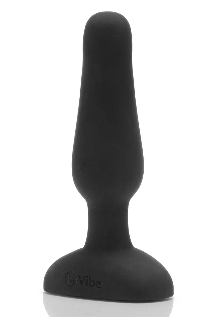 Анальная пробка B-Vibe Vibrating Novice Plug 10 см (черный) - фото 4