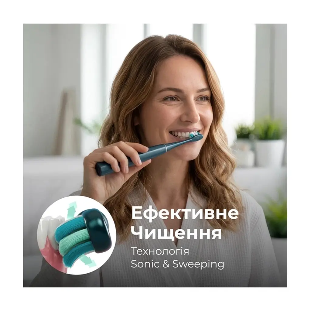 Електрична зубна щітка AENO DB10G (ADB0010G) - фото 3