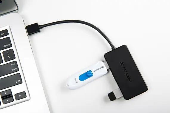Розгалужувач-хаб Transcend USB 3.0 TS-HUB2K Hub 4 ports - фото 2