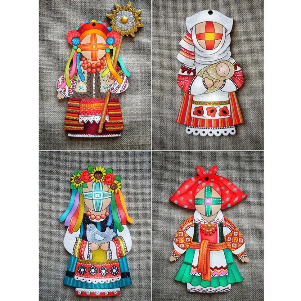 Набір фігурок для розфарбовування та прикрашання "Лялька-мотанка" Motanka-Doll8, 8 штук - фото 8