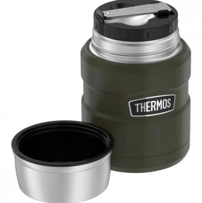 Термос для еды Stainless King Food Flask 470 ml olive 173029 - фото 3