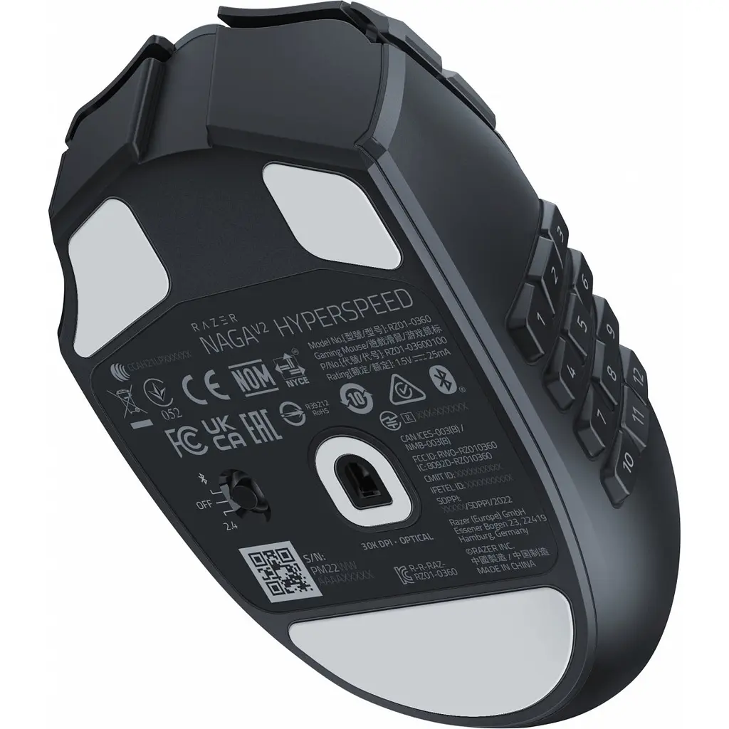 Миша Razer Naga V2 Hyperspeed (RZ01-03600100-R3G1) - фото 2