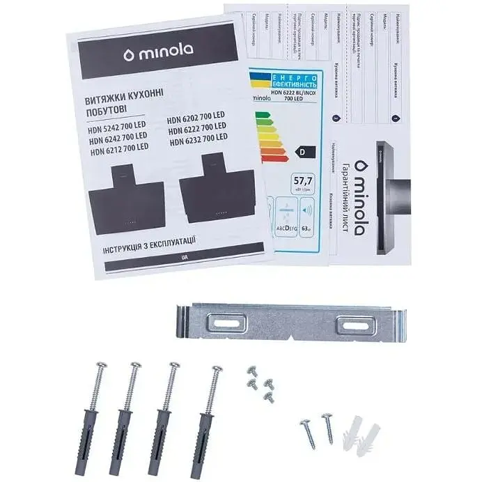 Вытяжка Minola HDN 6232 BL/Inox 700 LED - фото 6