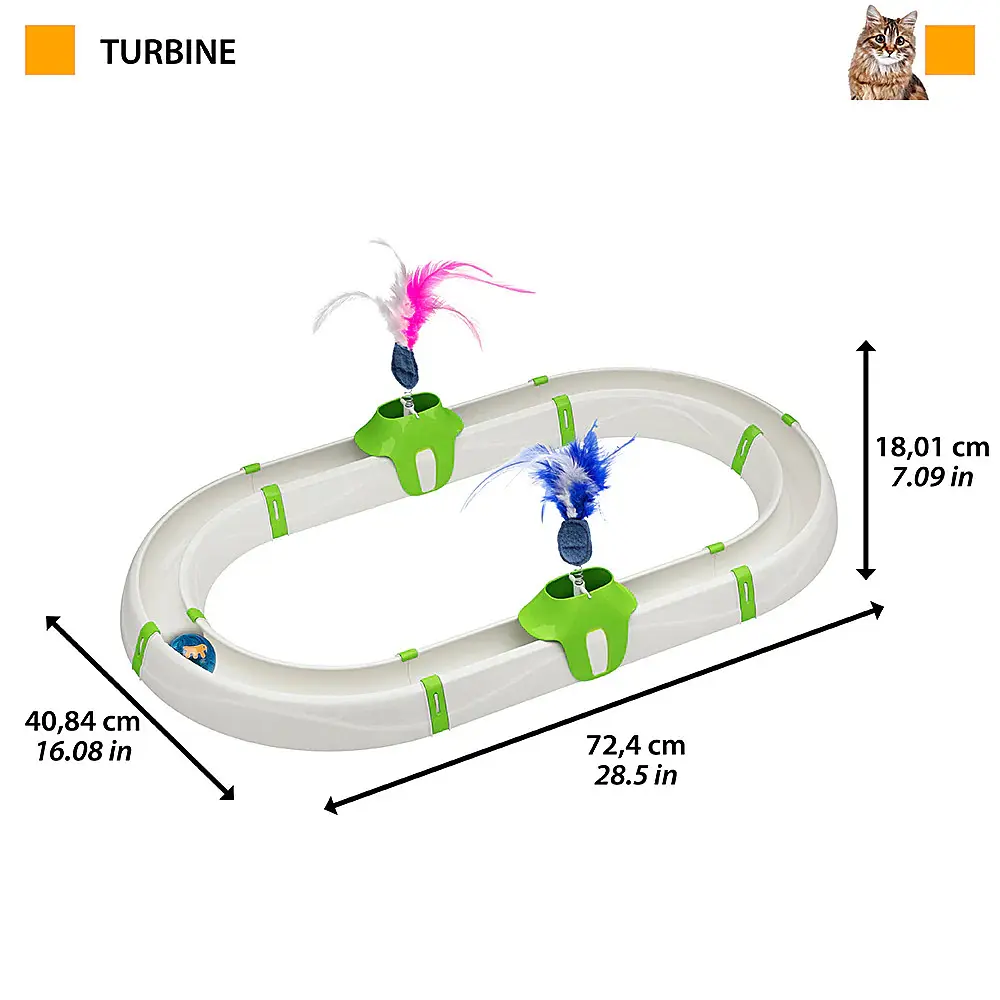 Іграшка для котів Ferplast Turbine Circuit 72,4x40,27x18,01 см 85100800 - фото 2