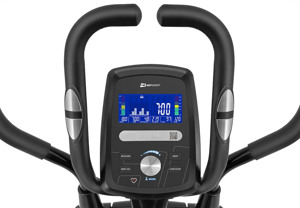 Орбітрек Hop-Sport HS-060C Blaze чорно-срібний iConsole+ - фото 13